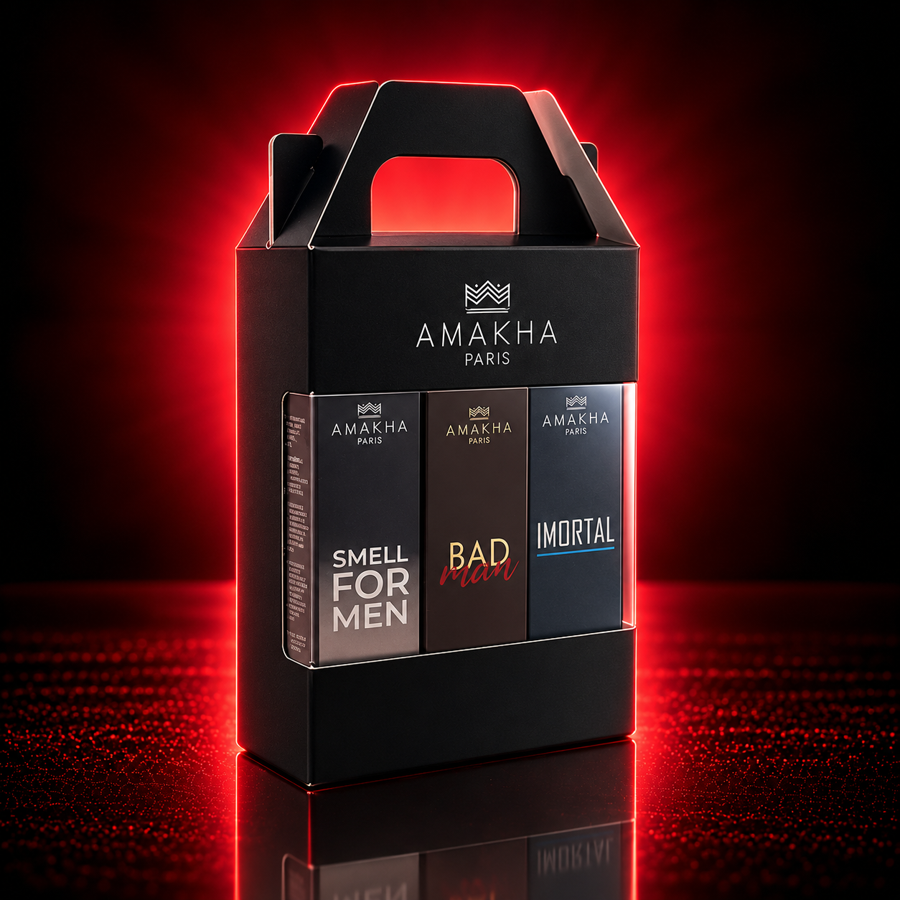Caixa presente Amakha Paris com 3 perfumes de 15 ml